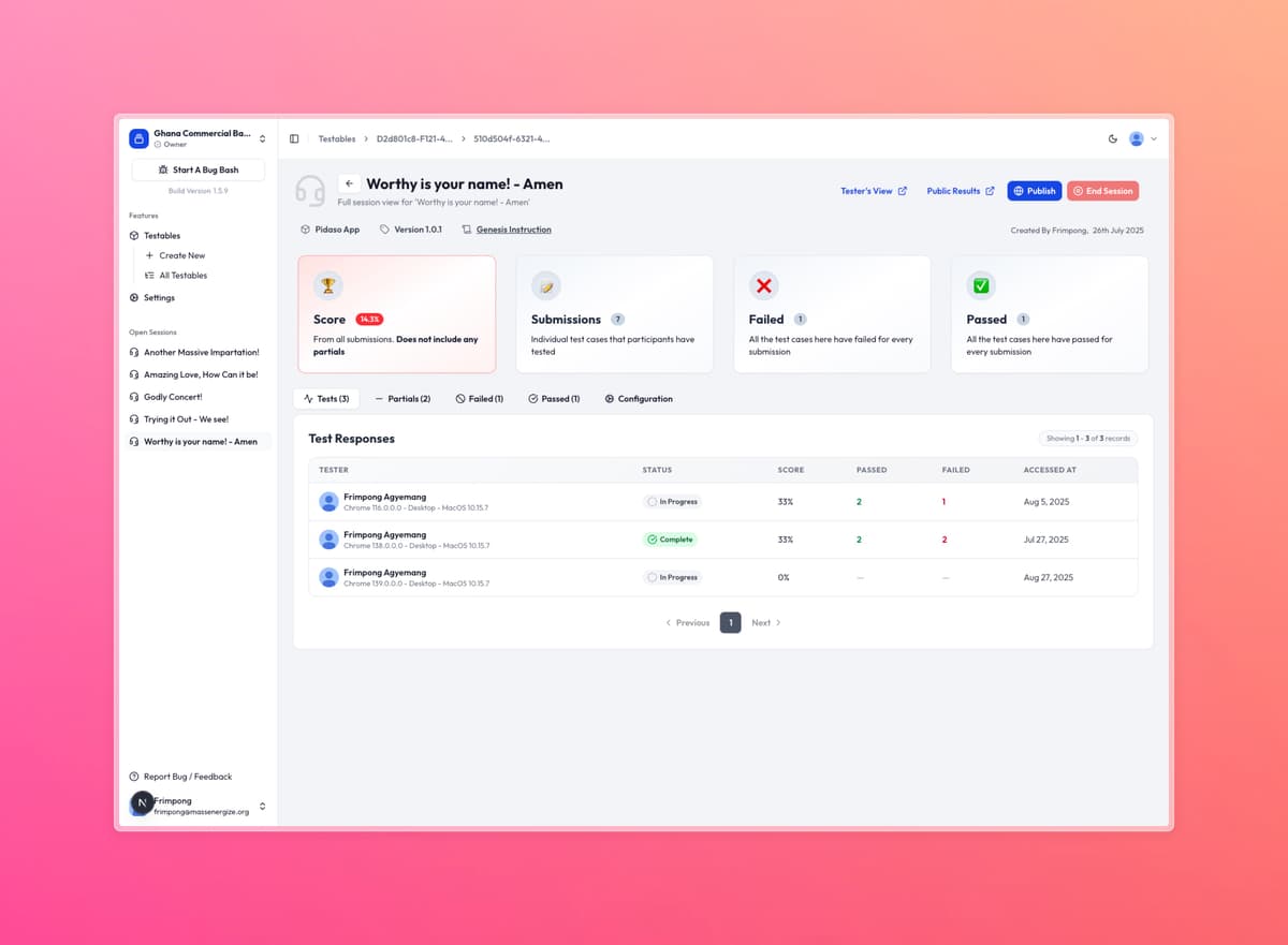 Structured reporting